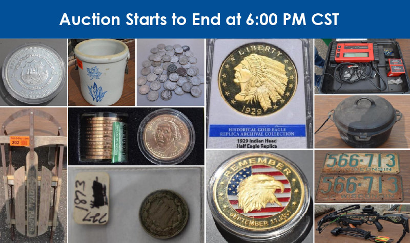Large Collection of Coins and Currency, Vintage Metal Cars, Gun Safe and More