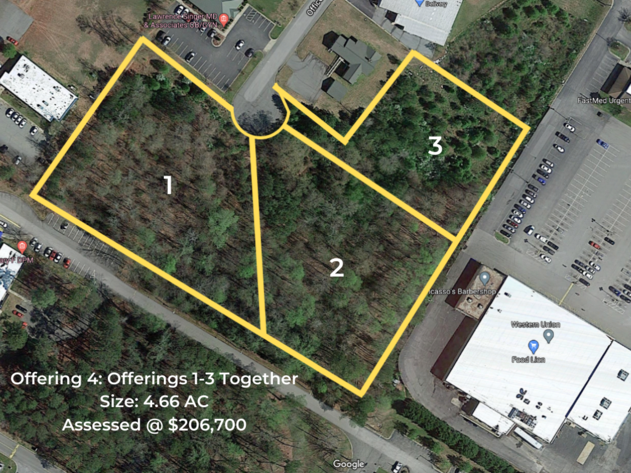 Image for 4.66 ± AC Commercial Development Site @ End of Cul-De-Sac – Cardinal Professional Park - Adjacent to Food Lion Anchored Great Falls Shopping Plaza - Office Park Dr., Roanoke Rapids, NC 27870