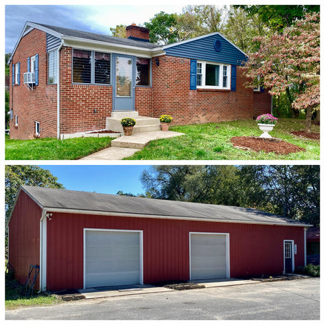 Image for 3 BR/2 BA Brick Home on .5 +/- Acre Lot w/1,500 +/- sf. Workshop/Garage--Clarke County, VA