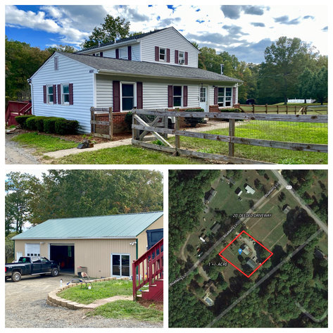 Image for 3 BR/2 BA Home w/1,800+ sf. Shop/Garage on 1 +/- Acre--Orange County, VA