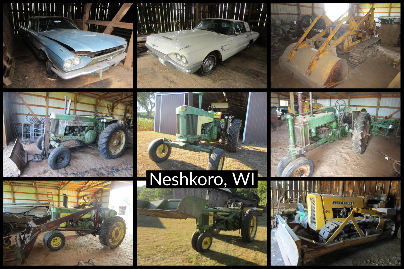John Deere 2Cylinder Tractor and Parts Estate Sale Neshkoro, WI