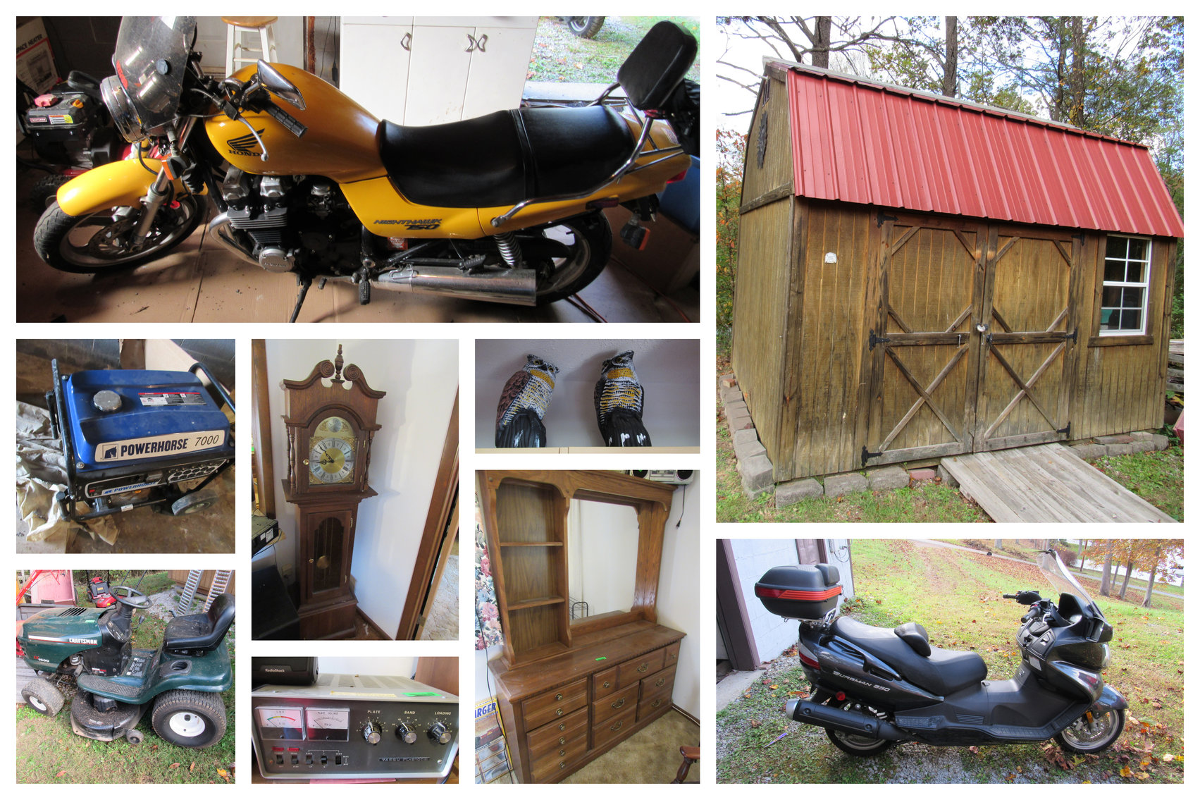 Image for Motorcycles, Outdoor Items, Tools, Furniture, & more