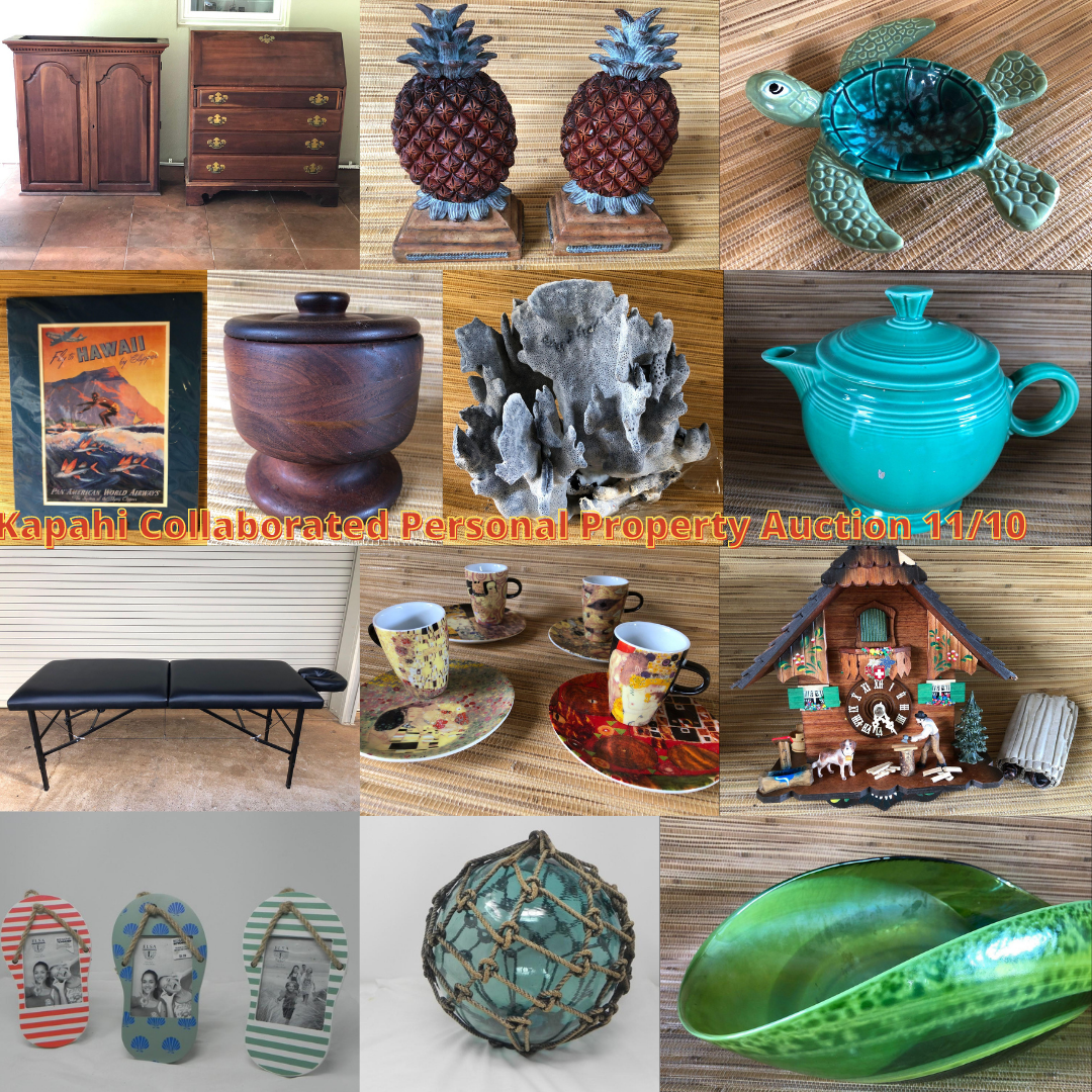 Image for Kapahi Collaborated Personal Property Auction 11/10