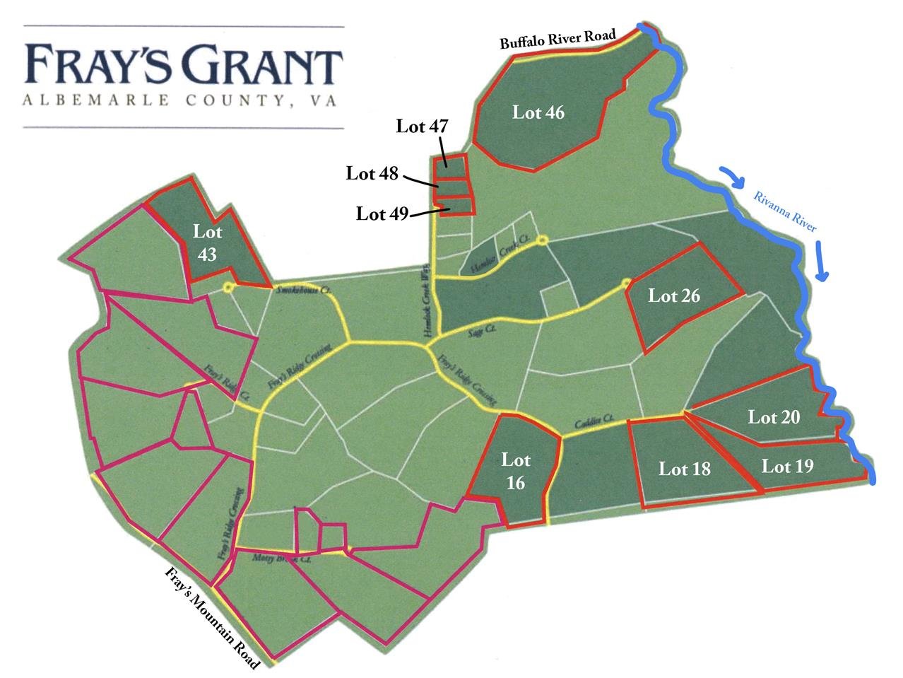 Image for 20 ± AC Luxury Residential Building Sites - Surrounded By Blue Ridge Mountains - Near Charlottesville Airport - Fray's Grant Subdivision - Earlysville, VA 22936