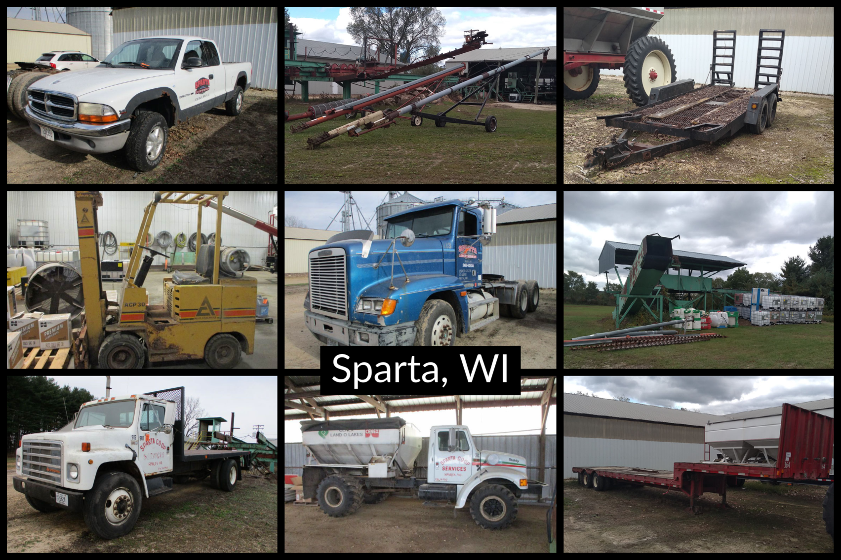 Sparta Coop Excess Inventory and Sawmill Equipment Sparta, WI