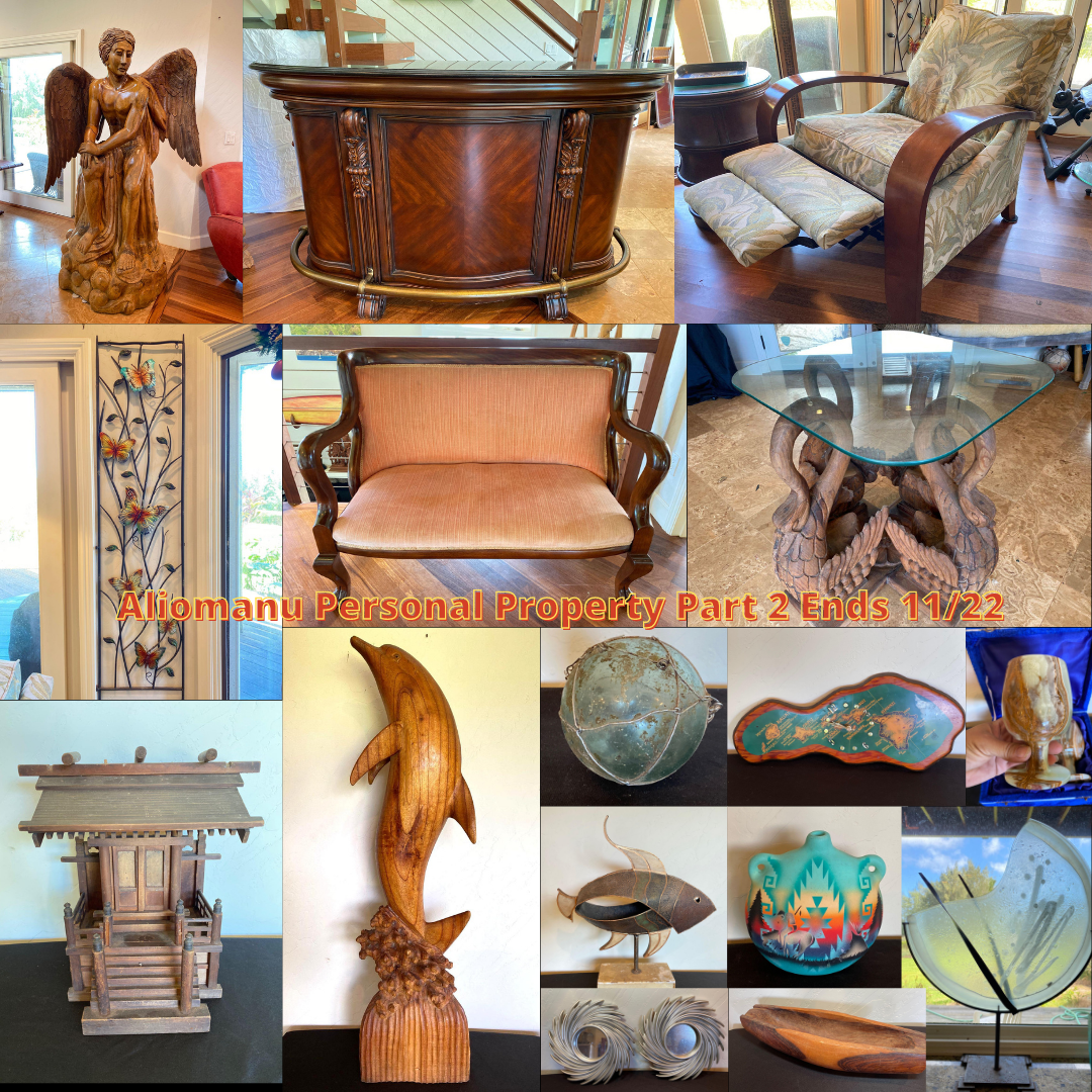 Image for Aliomanu Personal Property Part 2 Ends 11/22