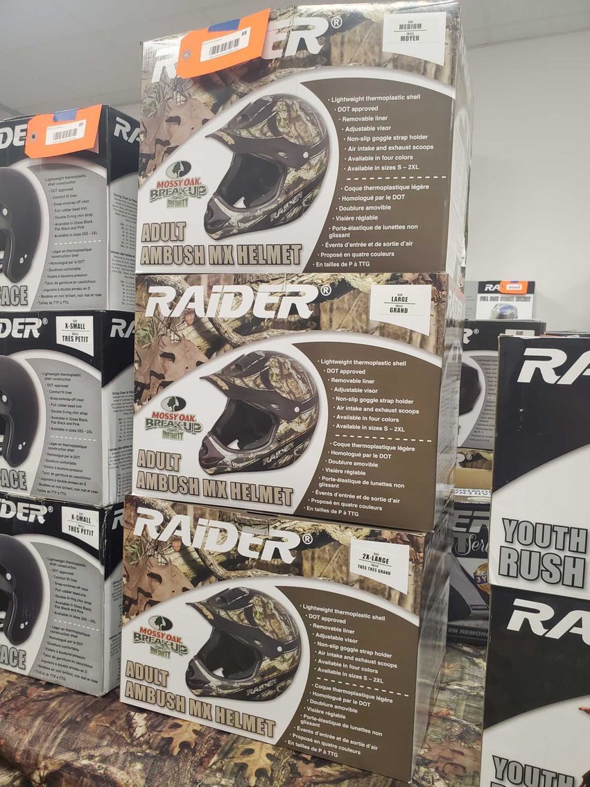 Image for New merchandise, helmets, ATV & snowmobile related