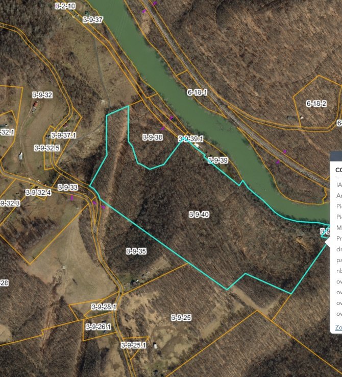 56 Acres with Tygart River Frontage