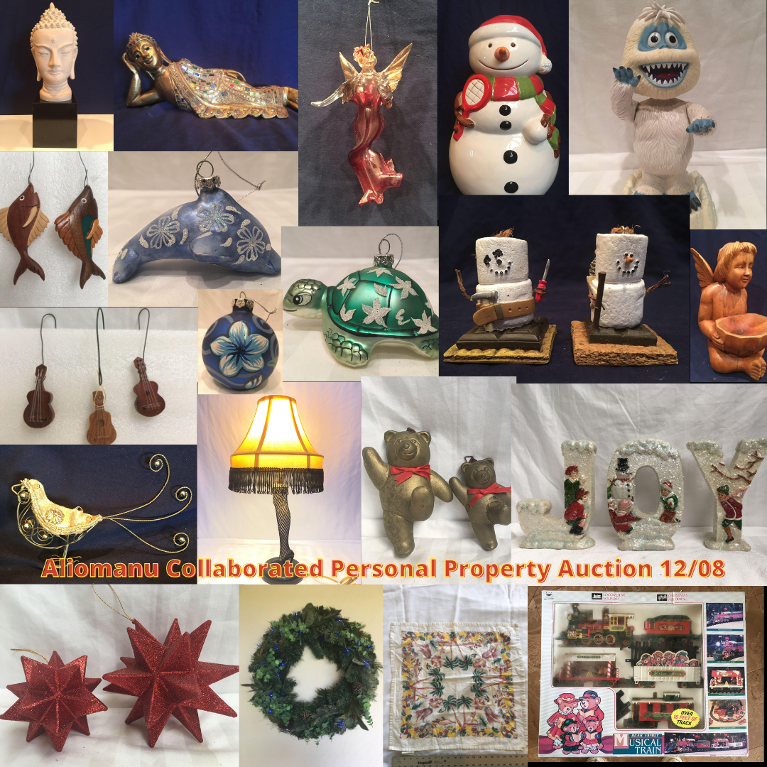 Image for Aliomanu Collaborated Personal Property Auction 12/08