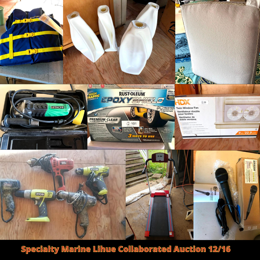 Image for Specialty Marine Lihue Collaborated Auction 12/16