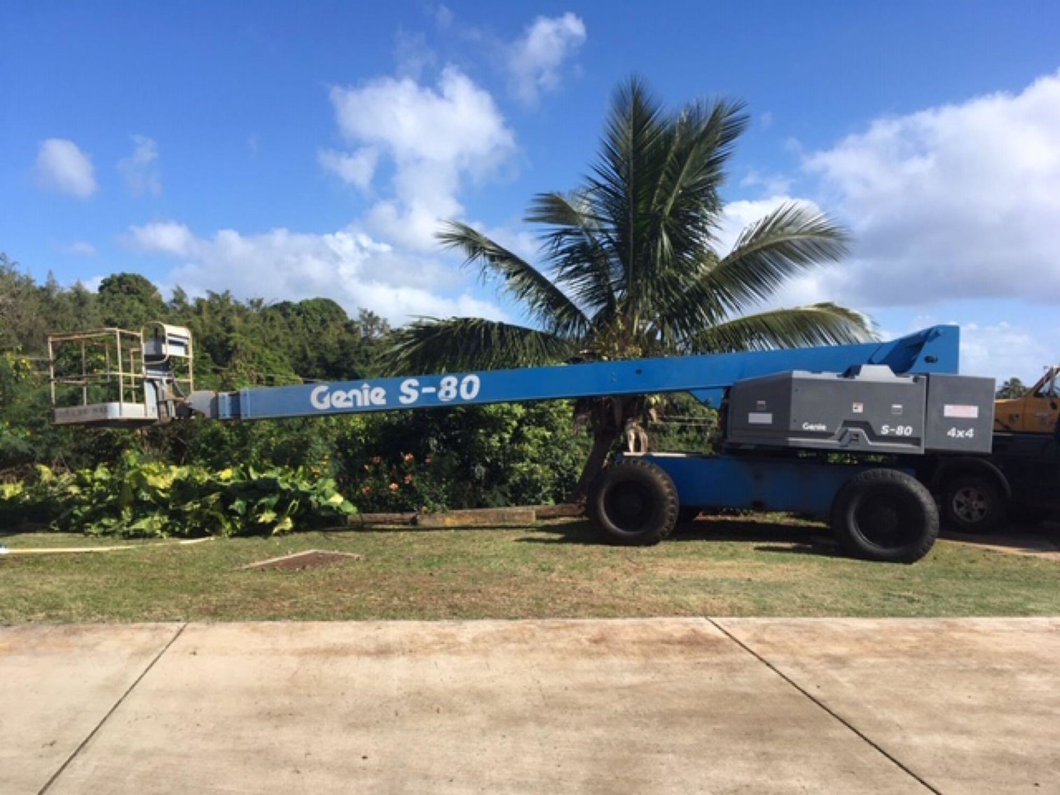 Image for Genie S-80 Straight Boom Man Lift 4X4