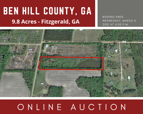 Image for ONLINE AUCTION - Ben Hill County, GA