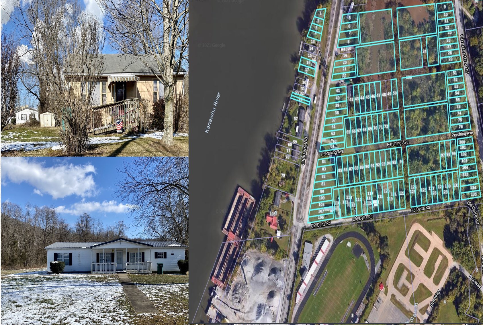 Image for SOLD $148,500 - Nearly 13 Acres in Poca – 2 Homes & River Lots