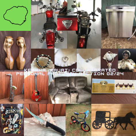 Image for Kekaha (KAUAI) Collaborated Personal Property Auction 02/24