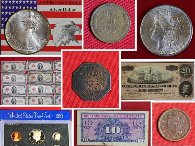 Image for Silver, Coin, Currency, and Tokens Auction