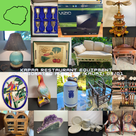 Image for Kapaa Restaurant Equipment Collaborated Auction (KAUAI) 03/01