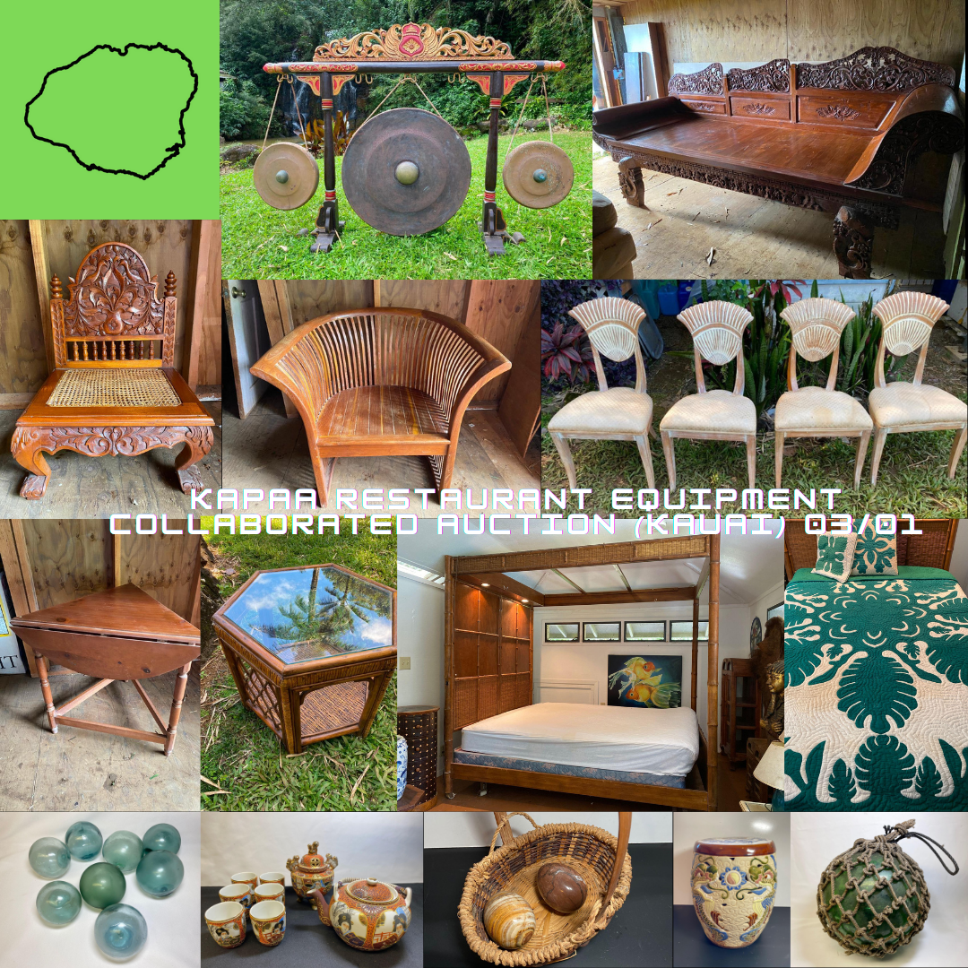 Image for Kapaa Restaurant Equipment Collaborated Auction (KAUAI) 03/01