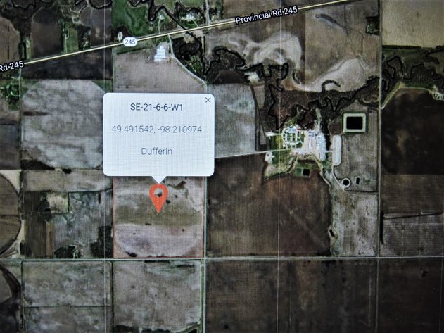 Image for Farmland Auction - Parcel #1 - SE 21 6 6WPM - Rural Municipality of Dufferin - Manitoba, Canada