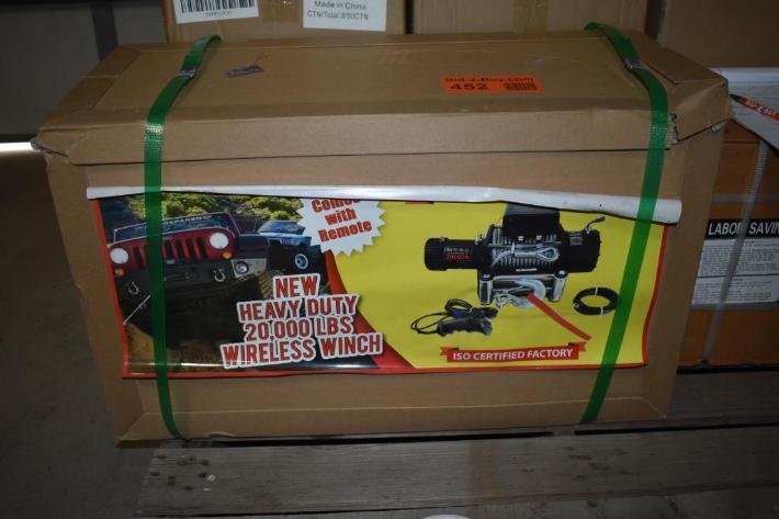 New 40' Sea Container, New Storage Buildings, New Work Benches, New Shop Supplies & New Tires