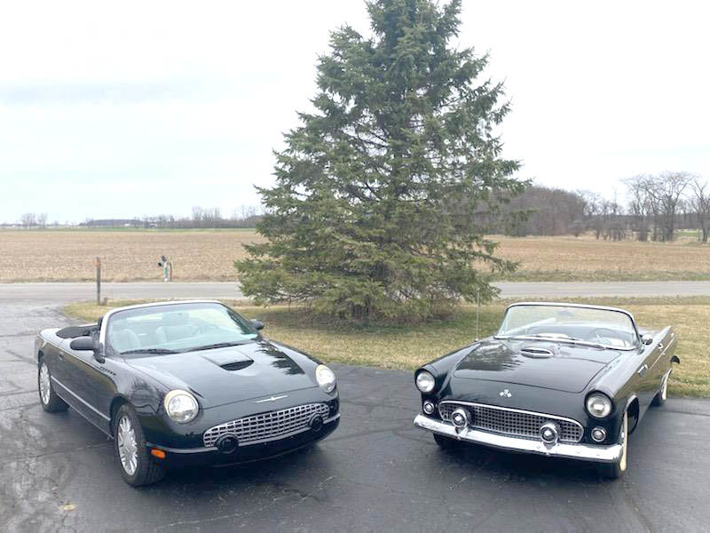 Image for 1955 and 2002 Ford Thunderbird, Bikes, Tractors, Mowers, Photography, Collectibles, Household