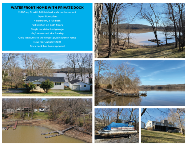 Image for Waterfront with Private Dock: 239 Bayview Dr., Cadiz, KY