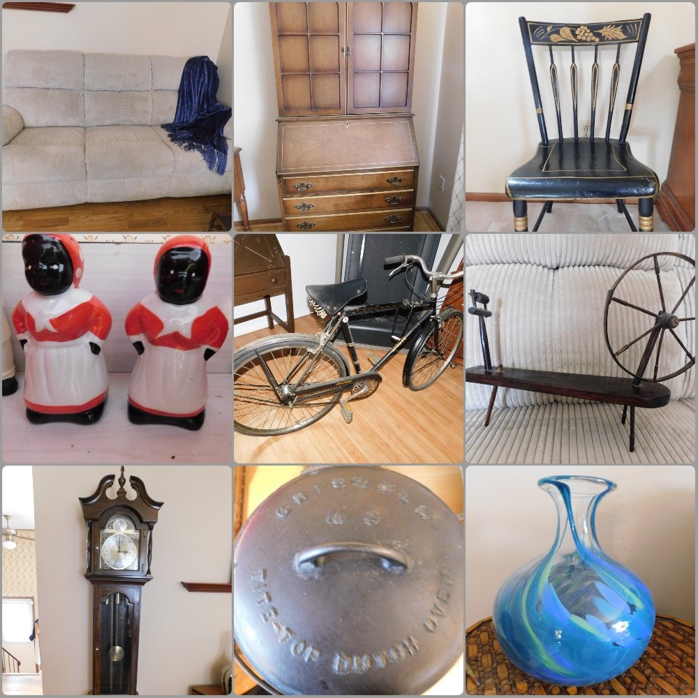 Image for Seth Thomas Grandfather Clock, Early Schwinn Bike, Jewelry, Home Furnishings, Furniture, and MORE!