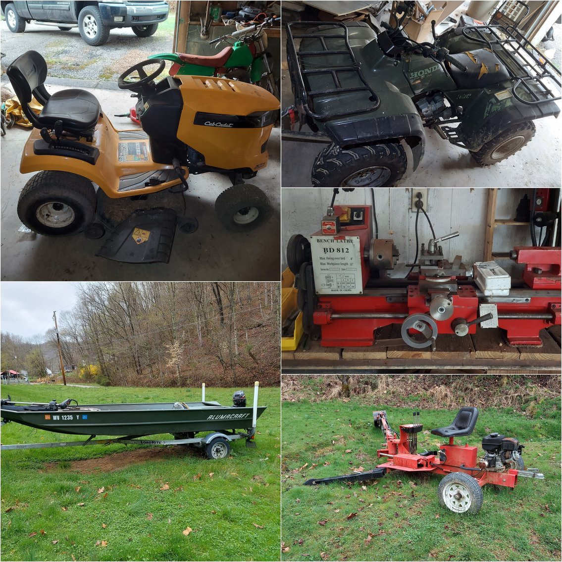 Image for Honda Four-Wheeler, Alumacraft Boat with Trailer and Much More!