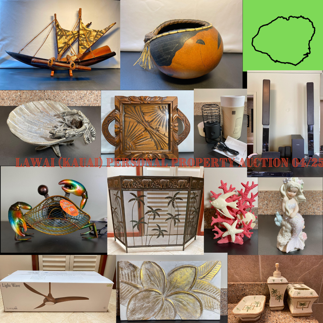 Image for Lawai (KAUAI) Personal Property Auction 04/25