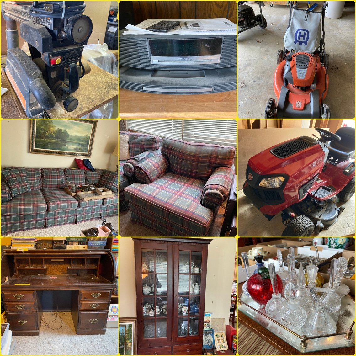 Image for Estate of John Brotherton – Car, Lawn Tractor, Furniture, & More!