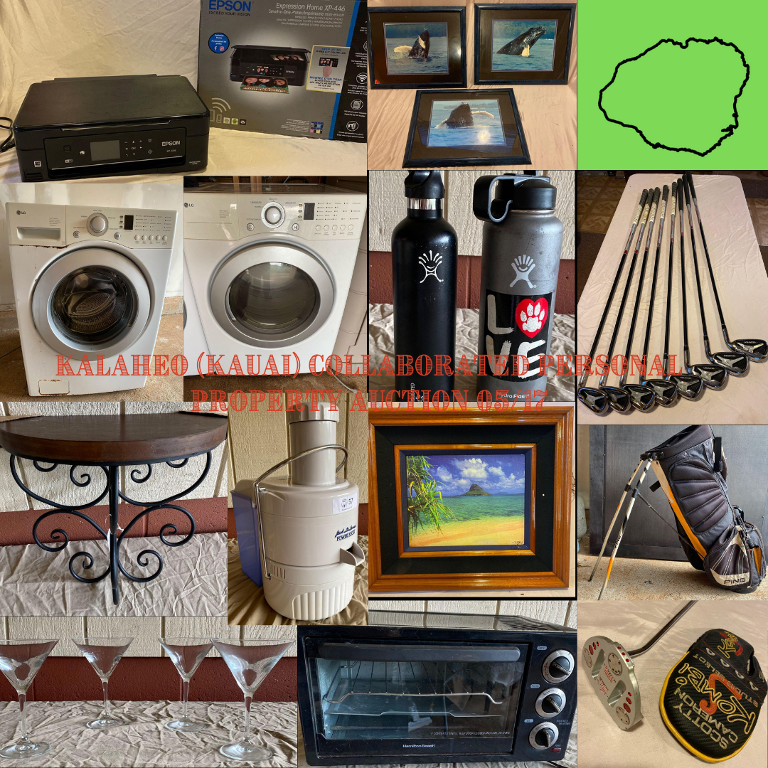 Image for Kalaheo (KAUAI) Collaborated Personal Property Auction 05/17
