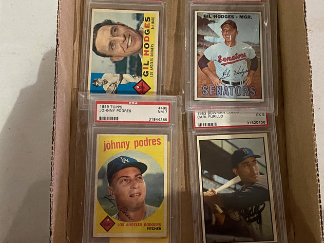 Image for Graded MLB, NFL Sports Trading Cards, China and Glassware, Furniture, Carpets & Rugs, Framed Art
