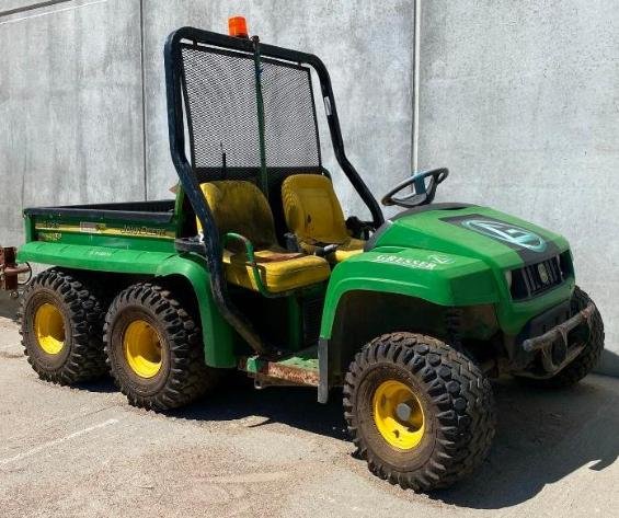Surplus Concrete Equipment: 2003 Ford F-550 Service Truck, John Deere Gator, Pumps, Saws, Rider, Laser Levels