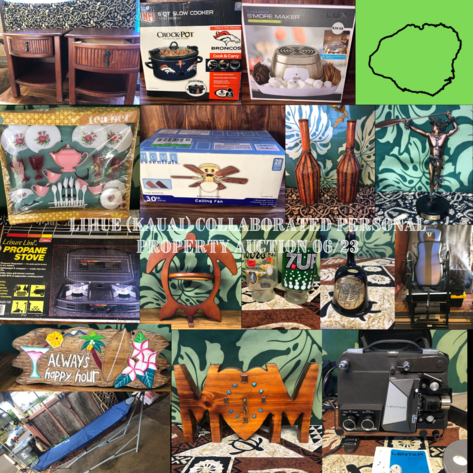 Image for Lihue (KAUAI) Collaborated Personal Property Auction 06/23