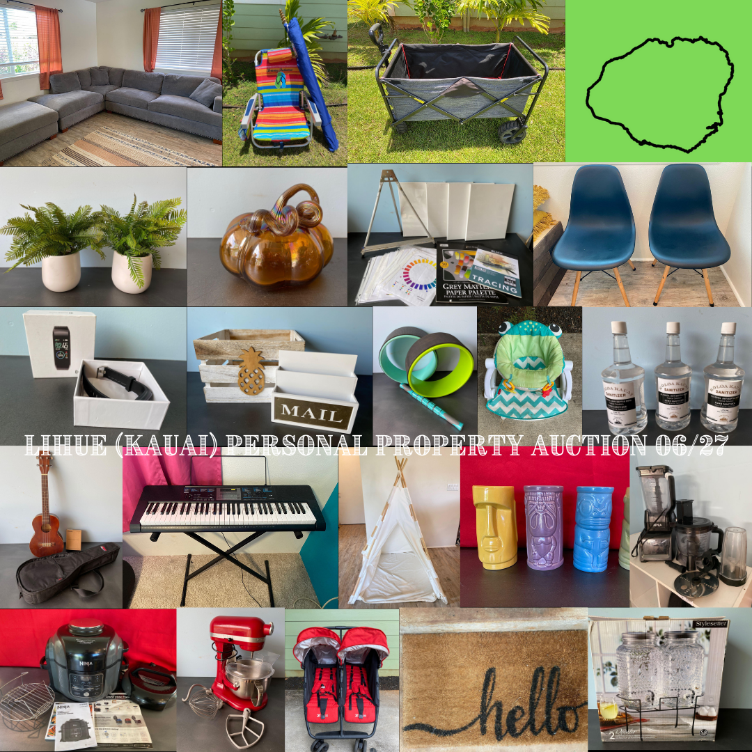 Image for Lihue (KAUAI) Personal Property Auction 06/27
