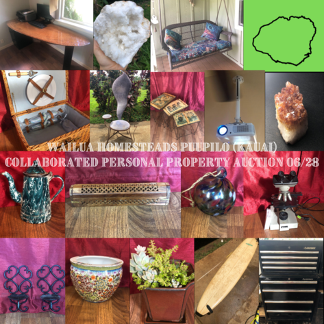 Image for Wailua Homesteads Puupilo (KAUAI) Collaborated Personal Property Auction 06/28