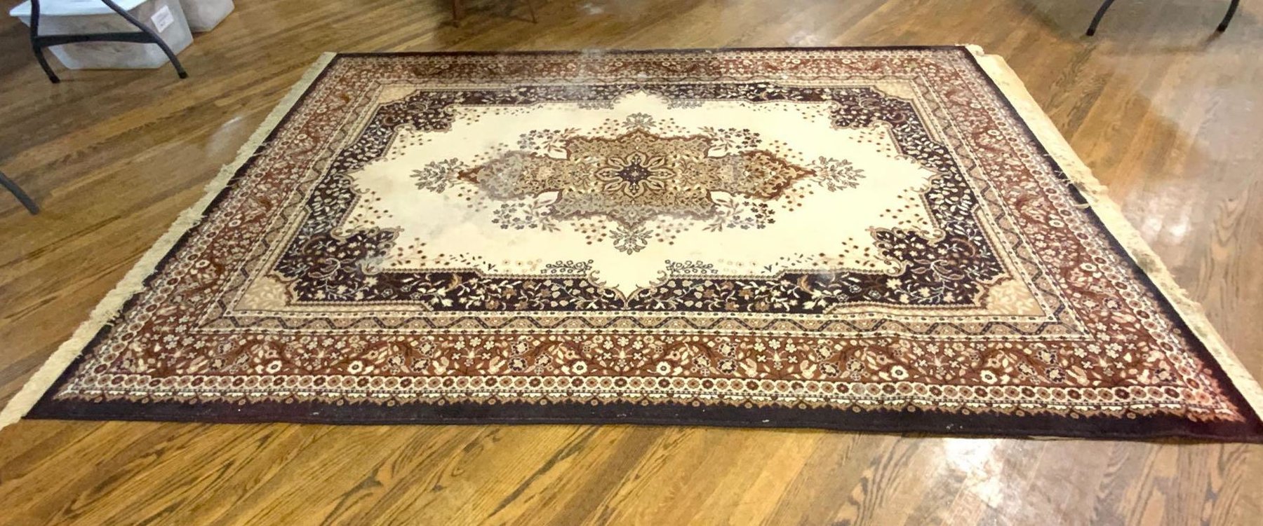 Image for Nutcrackers, Cherry Furniture, Slag Glass Lamp, Framed Art & More