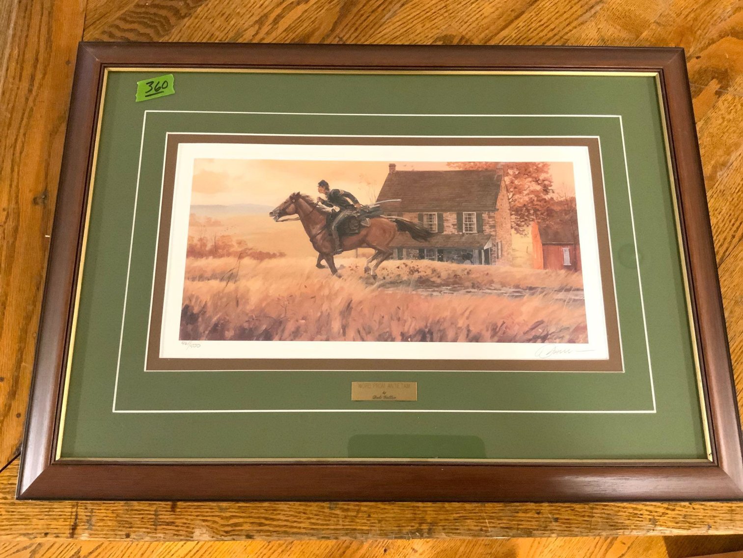 Image for Nutcrackers, Cherry Furniture, Slag Glass Lamp, Framed Art & More