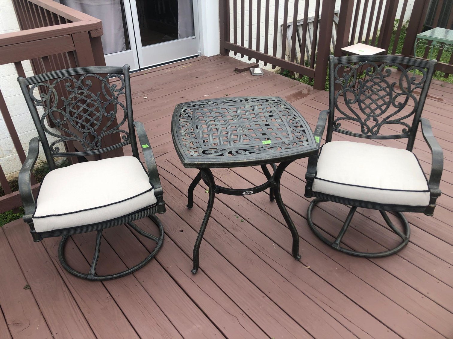 Image for Nutcrackers, Cherry Furniture, Slag Glass Lamp, Framed Art & More