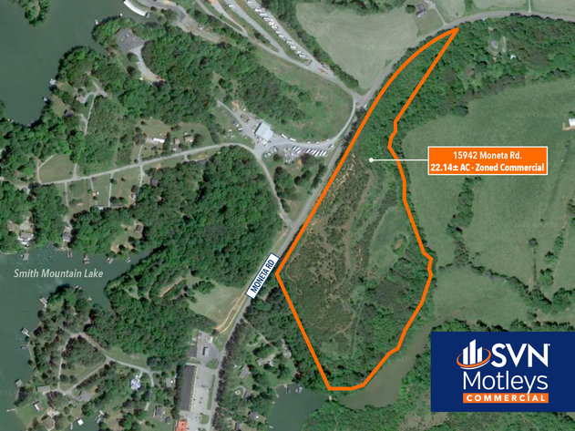 Image for Smith Mountain Lake | 22.14± AC | Lakefront | Adjacent to Bridgewater Bay | Public Water & Sewer Available | Zoned Commercial | Prime Road Frontage on Moneta Road | Accelerated Sale | Bid Live or Online | Property #3 of 7