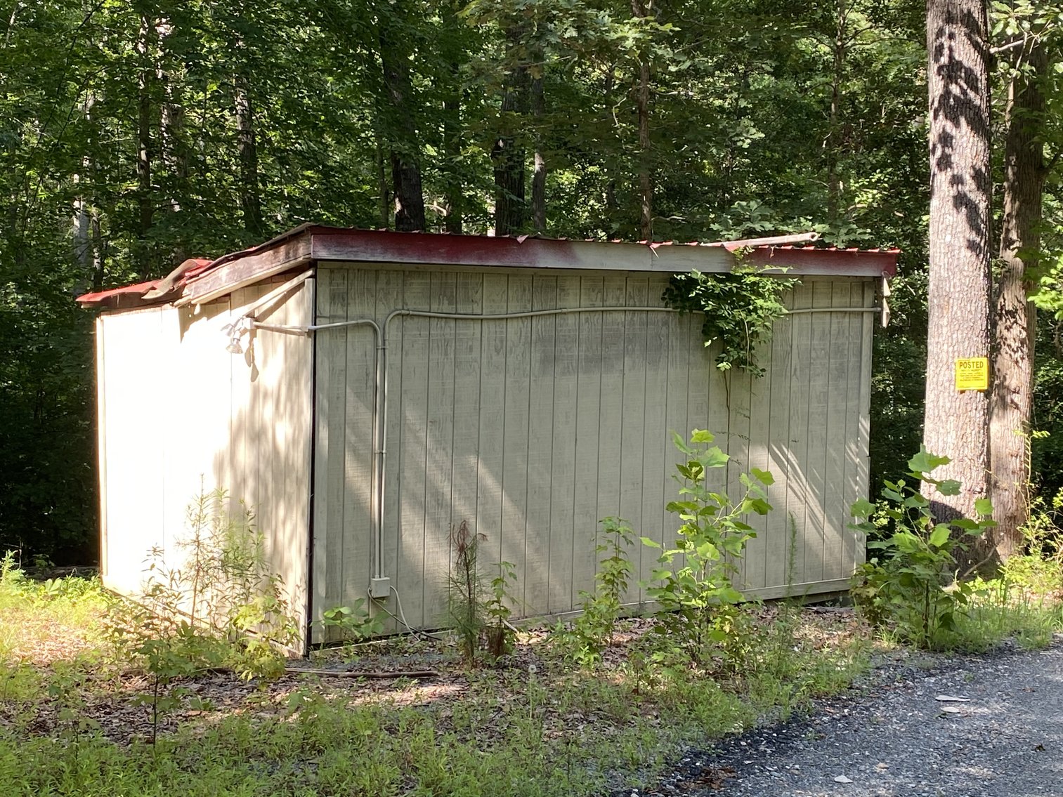 Image for 9+/- ACRES - 5,400 SF Warehouse/Garage - Powhatan County - Convenient Location, Private Setting - 1187 Bradbury Rd. Powhatan, VA 23120