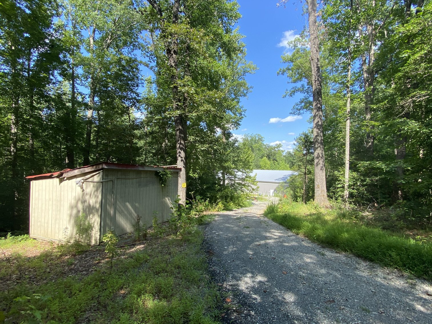 Image for 9+/- ACRES - 5,400 SF Warehouse/Garage - Powhatan County - Convenient Location, Private Setting - 1187 Bradbury Rd. Powhatan, VA 23120