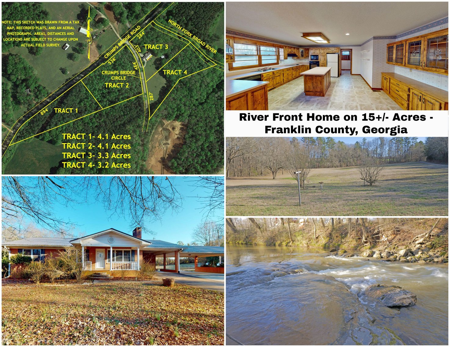Image for River Front Home on 15+/- Acres - Franklin County, Georgia