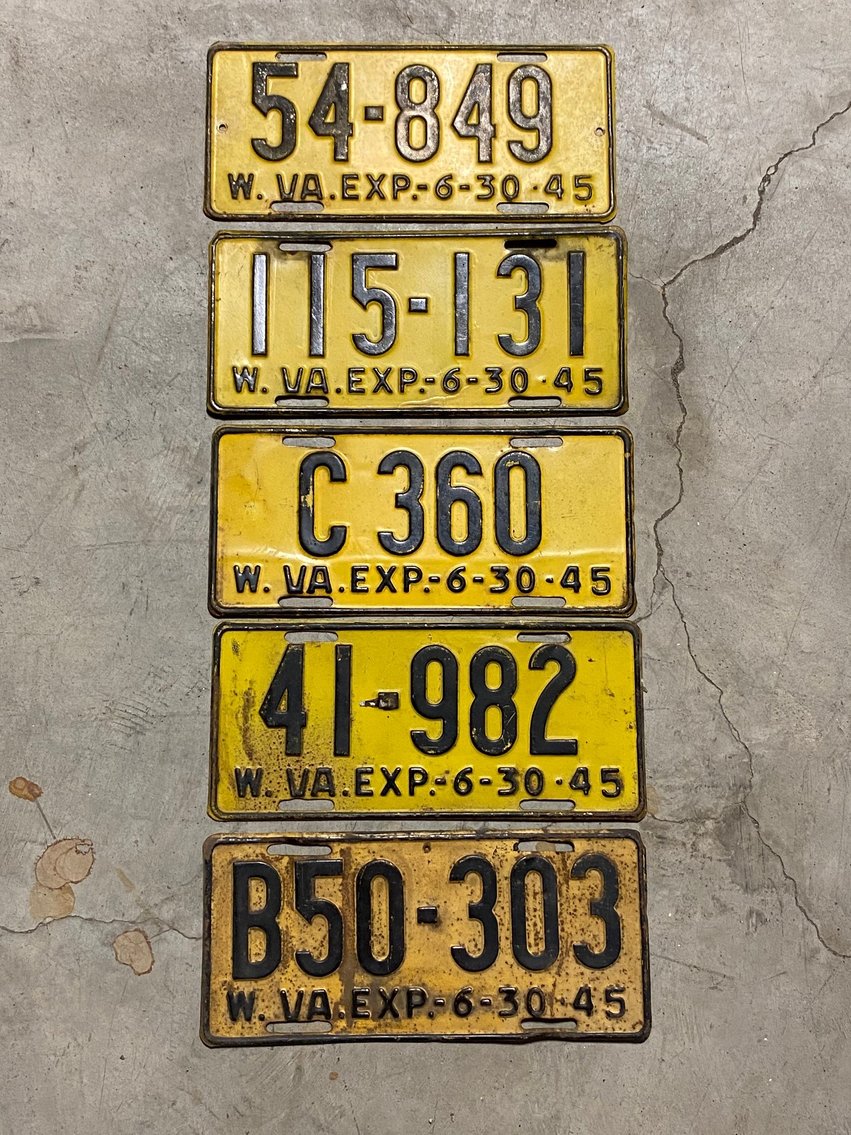 Image for Shinnston, WV – Jewelry, Coins, WV Sample License Plates, Antiques & Household