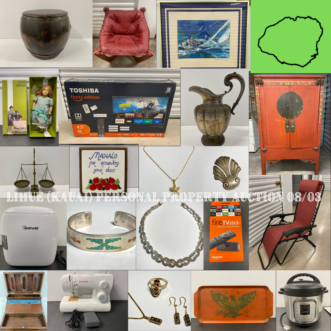 Image for Lihue (KAUAI) Personal Property Auction 08/03