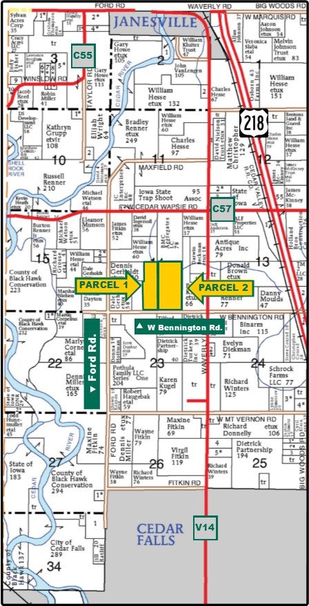 Image for Sale Pending - Black Hawk & Butler Co., IA - 280.37 Ac., m/l (050-1068)