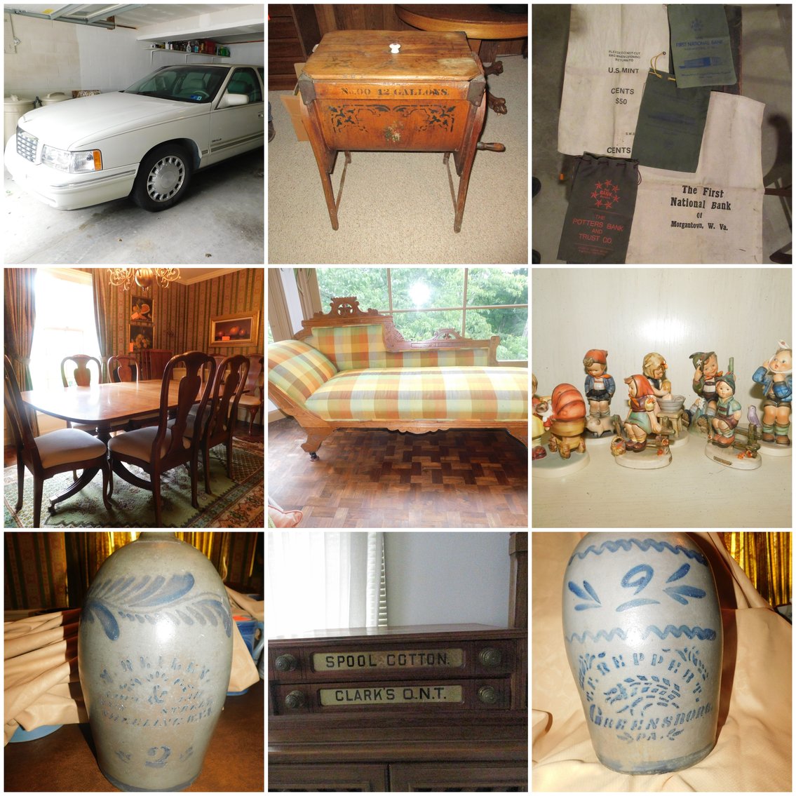 Image for Morgantown, WV – Moving Auction! ’97 Cadillac Deville, Antiques, Glassware, Furniture, and MUCH more!