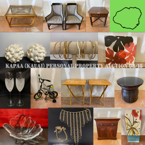 Image for Kapaa (KAUAI) Personal Property Auction 08/15