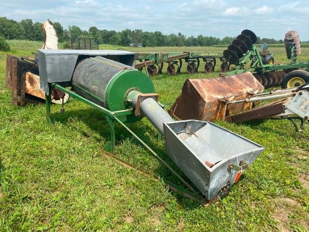 Surplus Farm Equipment, JD Plows, Gravity Box, Baler and More