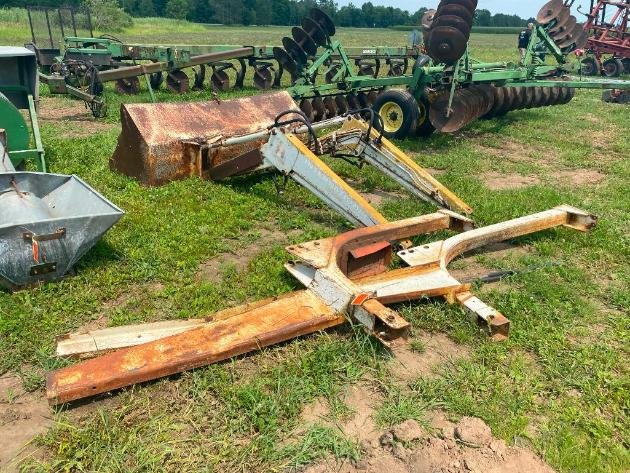 Surplus Farm Equipment, JD Plows, Gravity Box, Baler and More