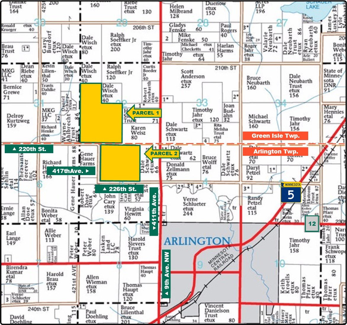 Image for Sale Pending - Sibley Co., MN - 354.30 Ac., m/l (190-0019)